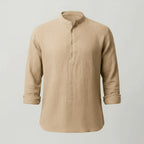 Thomas | Men's Linen Shirt with a Classic Collar – an Elegant Summer Shirt | The Dress Cellar