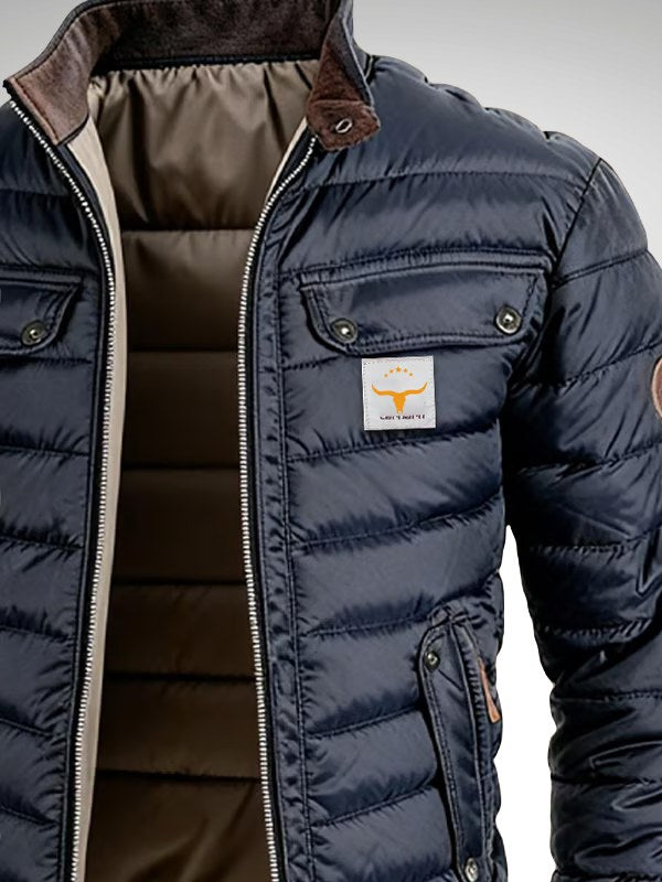 Trevor | Men's Quilted Jacket with Relaxed Fit, Lightweight Autumn Jacket | The Dress Cellar