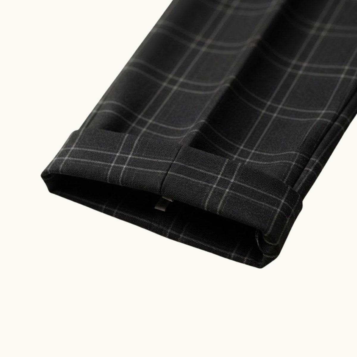 Tristan | Men's Checked Slim Fit Trousers, Smart Casual Trousers | The Dress Cellar