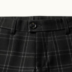 Tristan | Men's Checked Slim Fit Trousers, Smart Casual Trousers | The Dress Cellar