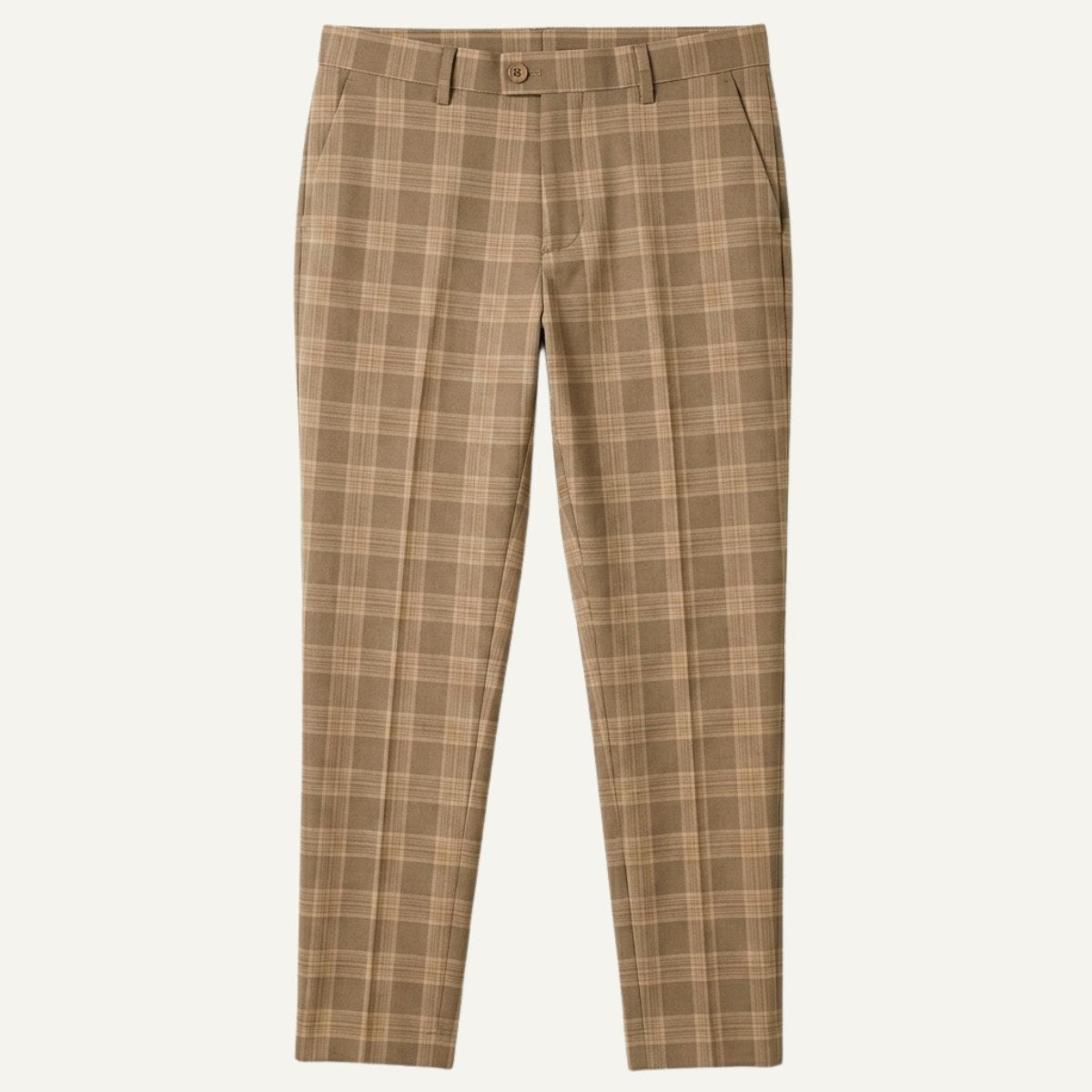 Tristan | Men's Checked Slim Fit Trousers, Smart Casual Trousers | The Dress Cellar