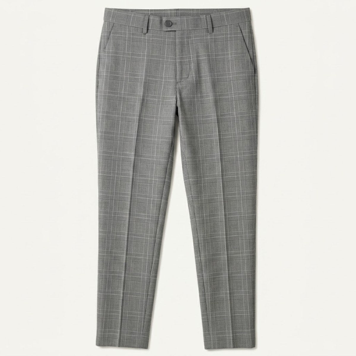 Tristan | Men's Checked Slim Fit Trousers, Smart Casual Trousers | The Dress Cellar