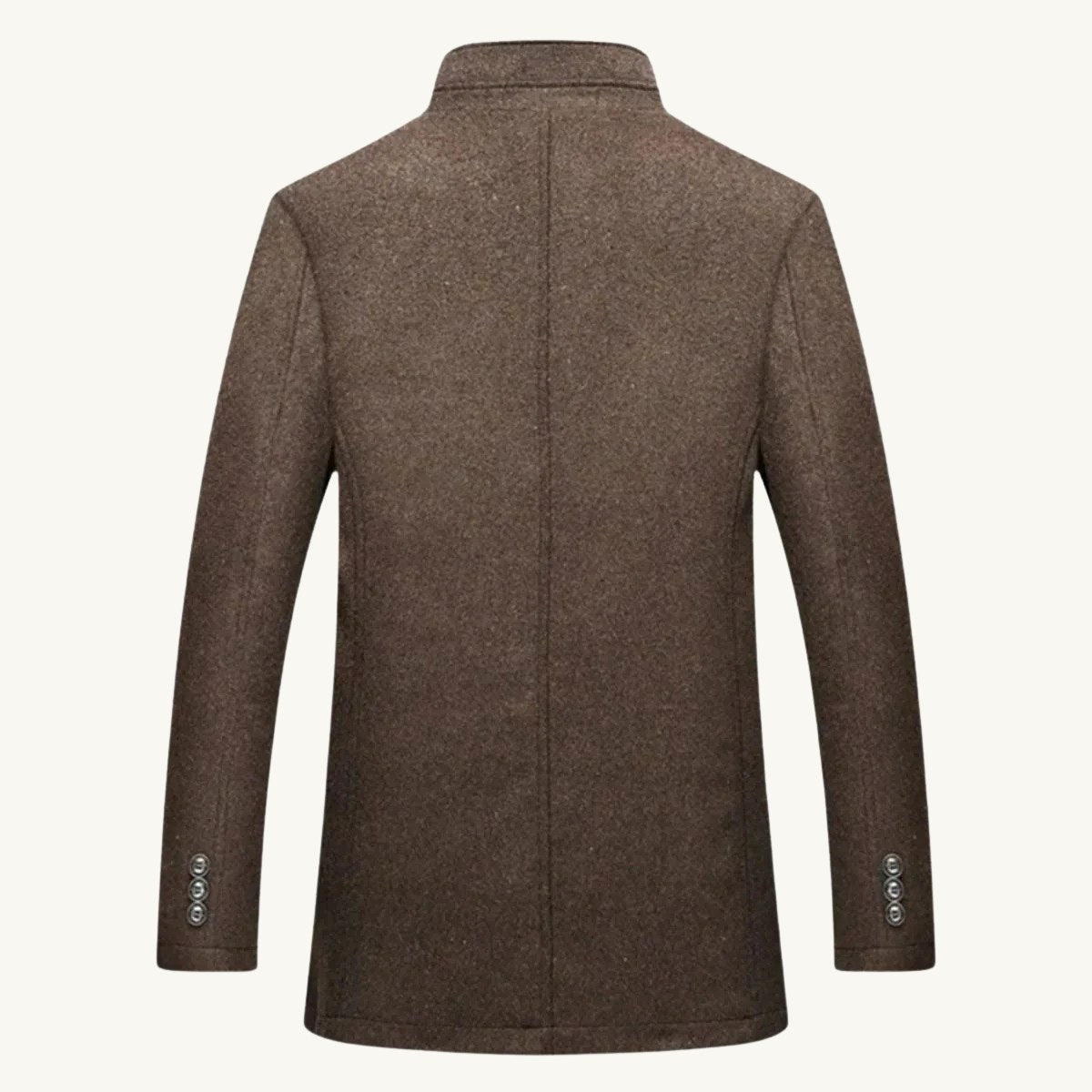Tucker | Men's Wool Blend Tailored Trench Coat, Classic Formal Coat | The Dress Cellar