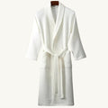 Tyler | Men's Cotton Waffle Lightweight Bathrobe, Spa Robe with Belt | The Dress Cellar
