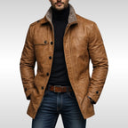 Tyler | Men's Fleece-Lined Coat, Warm Autumn Coat | The Dress Cellar
