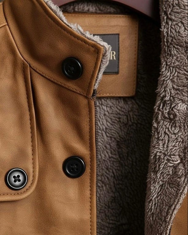 Tyler | Men's Fleece-Lined Coat, Warm Autumn Coat | The Dress Cellar