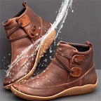 Amanda | Women's Orthopedic Leather Ankle Boots, Waterproof Autumn Boots | The Dress Cellar