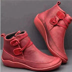 Amanda | Women's Orthopedic Leather Ankle Boots, Waterproof Autumn Boots | The Dress Cellar