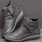 Amanda | Women's Orthopedic Leather Ankle Boots, Waterproof Autumn Boots | The Dress Cellar