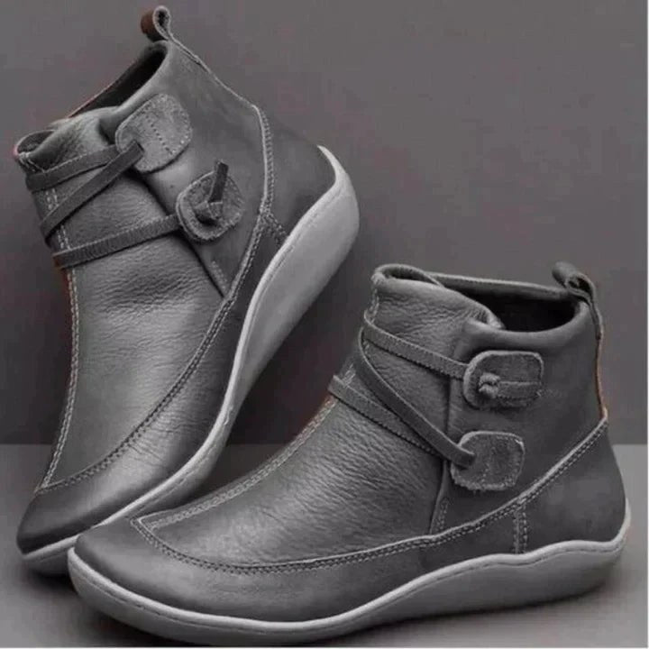 Amanda | Women's Orthopedic Leather Ankle Boots, Waterproof Autumn Boots | The Dress Cellar