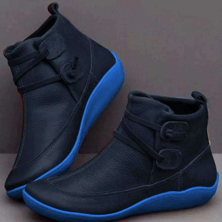 Amanda | Women's Orthopedic Leather Ankle Boots, Waterproof Autumn Boots | The Dress Cellar