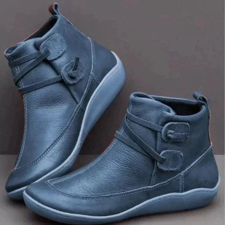 Amanda | Women's Orthopedic Leather Ankle Boots, Waterproof Autumn Boots | The Dress Cellar
