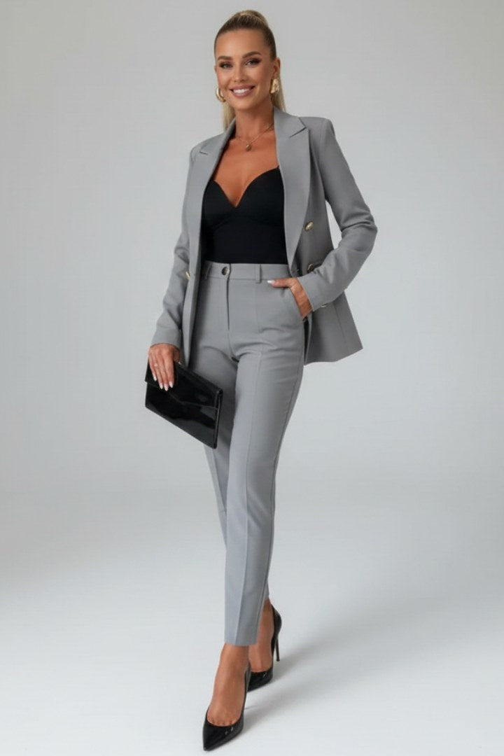 Valerie | Women's Tailored Blazer Suit, High-Waisted Trouser Suit | The Dress Cellar