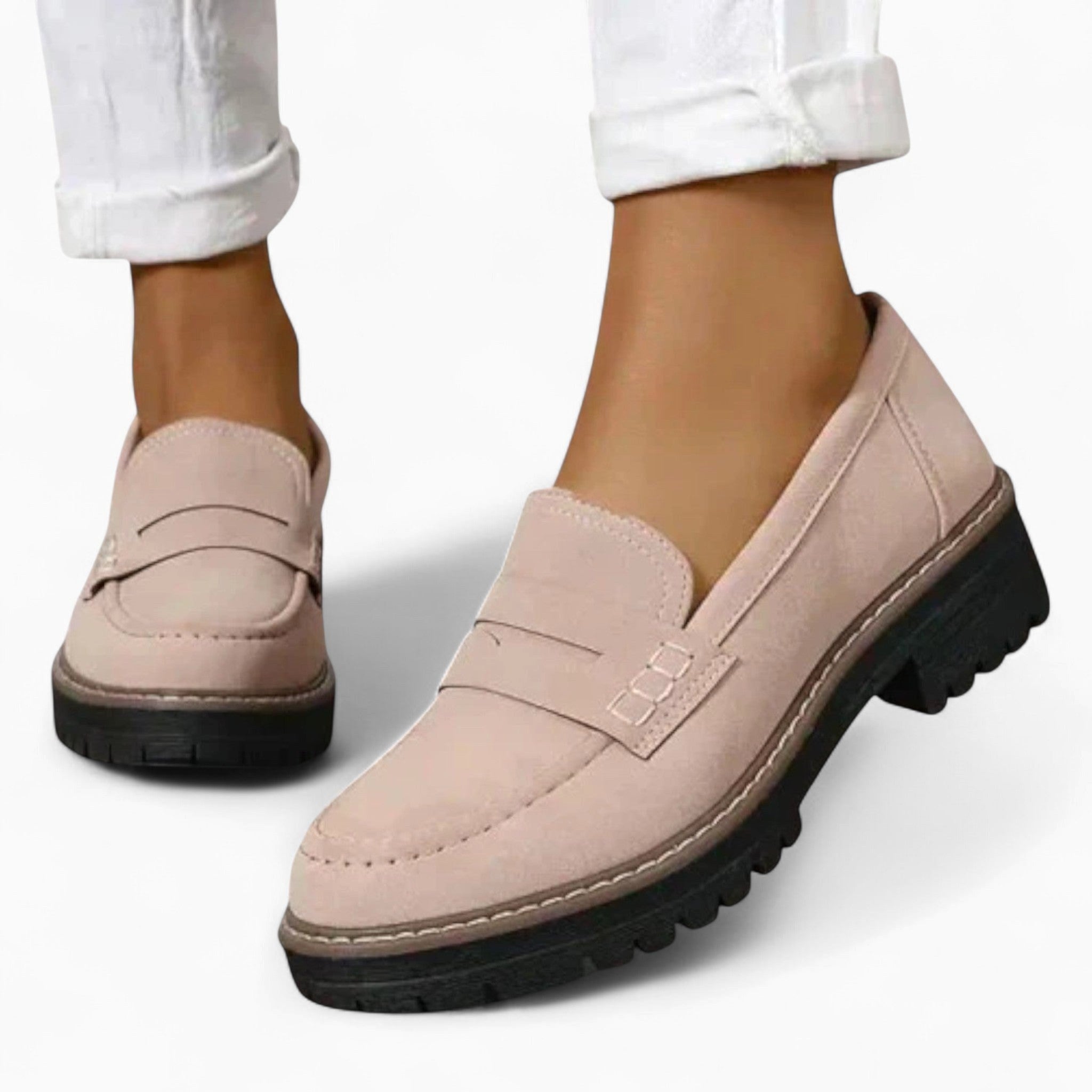 Victoria | Women's Orthopedic Comfort Loafers - Khaki