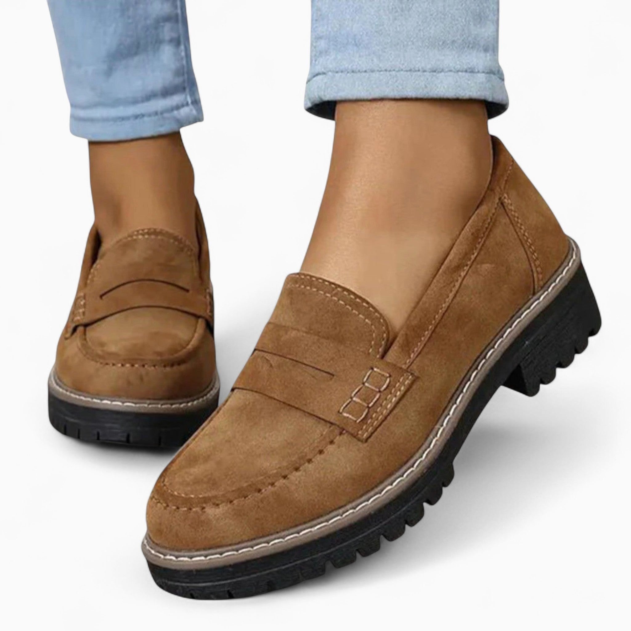 Victoria | Women's Orthopedic Comfort Loafers - Brown