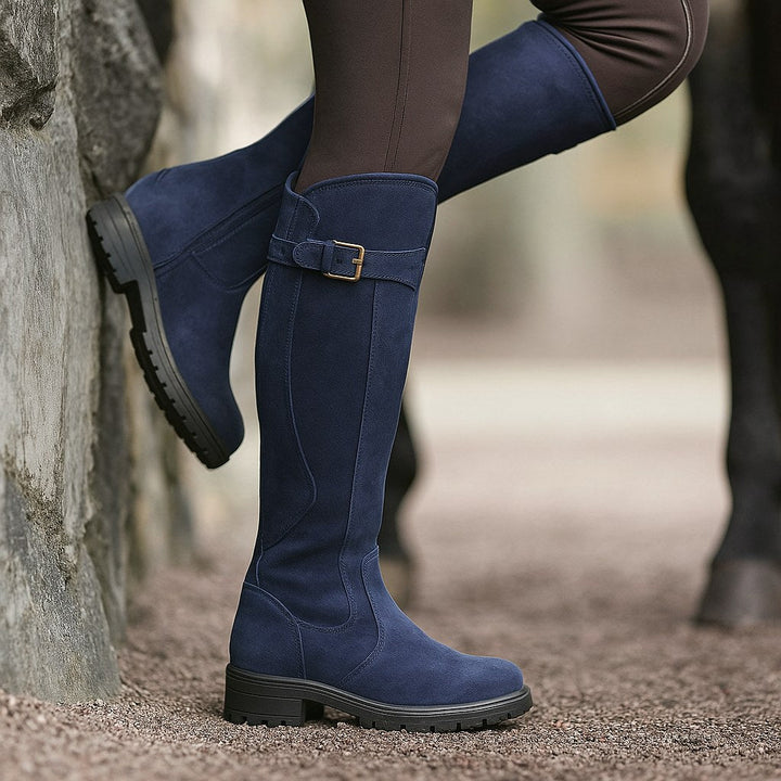 Violet | Women's Waterproof Boots, Practical Everyday Boots | The Dress Cellar | Navy Blue