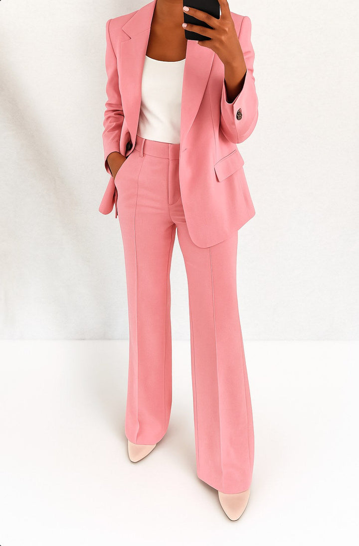 Vivienne | Women's Tailored Blazer and Trouser Set | The Dress Cellar | Black