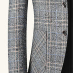 Warren | Men's Checked Lightweight Slim Fit Blazer, Smart Casual Blazer Suit | The Dress Cellar