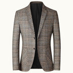 Warren | Men's Checked Lightweight Slim Fit Blazer, Smart Casual Blazer Suit | The Dress Cellar