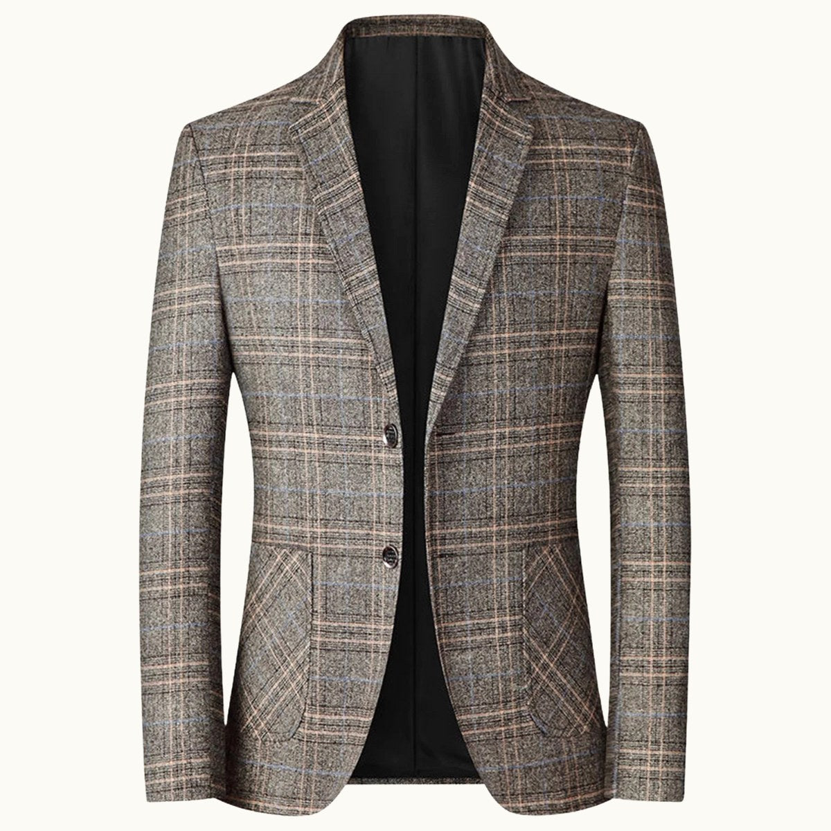 Warren | Men's Checked Lightweight Slim Fit Blazer, Smart Casual Blazer Suit | The Dress Cellar