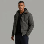 Wesley | Men's Hooded Fleece-Lined Jacket, Warm Winter Coat | The Dress Cellar