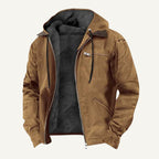 Wesley | Men's Hooded Fleece-Lined Jacket, Warm Winter Coat | The Dress Cellar