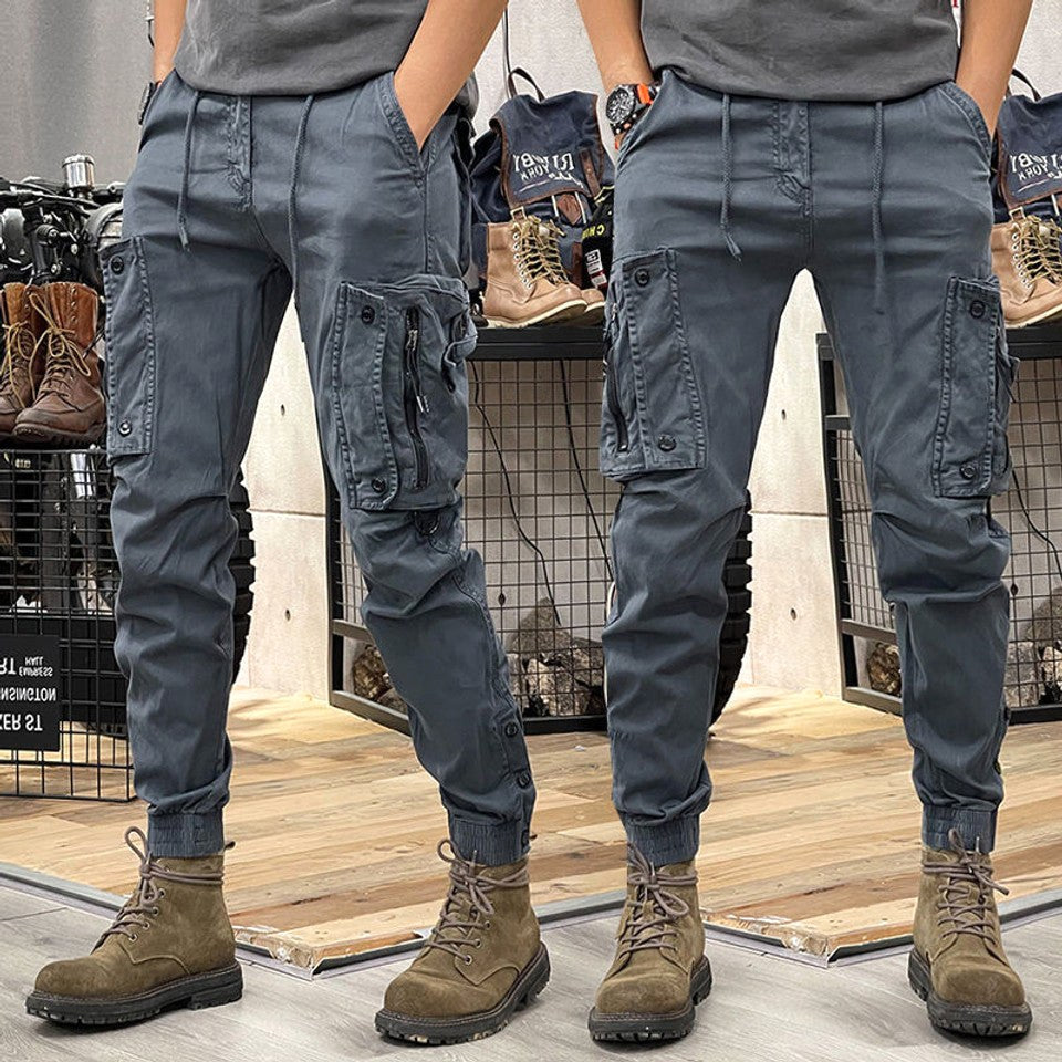 Walter | Men's Cargo Pants with Multiple Pockets, Practical Work Pants | The Dress Cellar