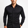 Brian | Men's Elastic Wrinkle-Resistant Shirt, Long-Sleeve Formal Shirt | The Dress Cellar