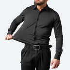 Brian | Men's Elastic Wrinkle-Resistant Shirt, Long-Sleeve Formal Shirt | The Dress Cellar